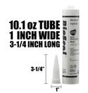 Hybrid Paintable BioSeal Silicone Sealant Caulk Waterproof 10.1 oz -Window, Door, Glass