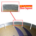 Zered Premium GOLD Quartz and Granite Diamond Blade for Quartzite & Granite - Bridge Saw