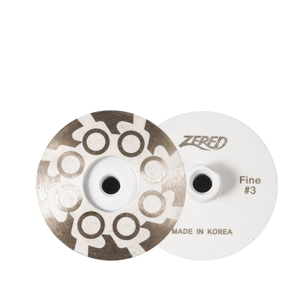 Zered Premium 4 inch Grinding Turbo Cup Wheel Disc for Granite, Quartz and Hard Stone.