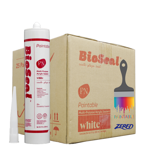 White Bioseal Acrylic Caulking - Paintable