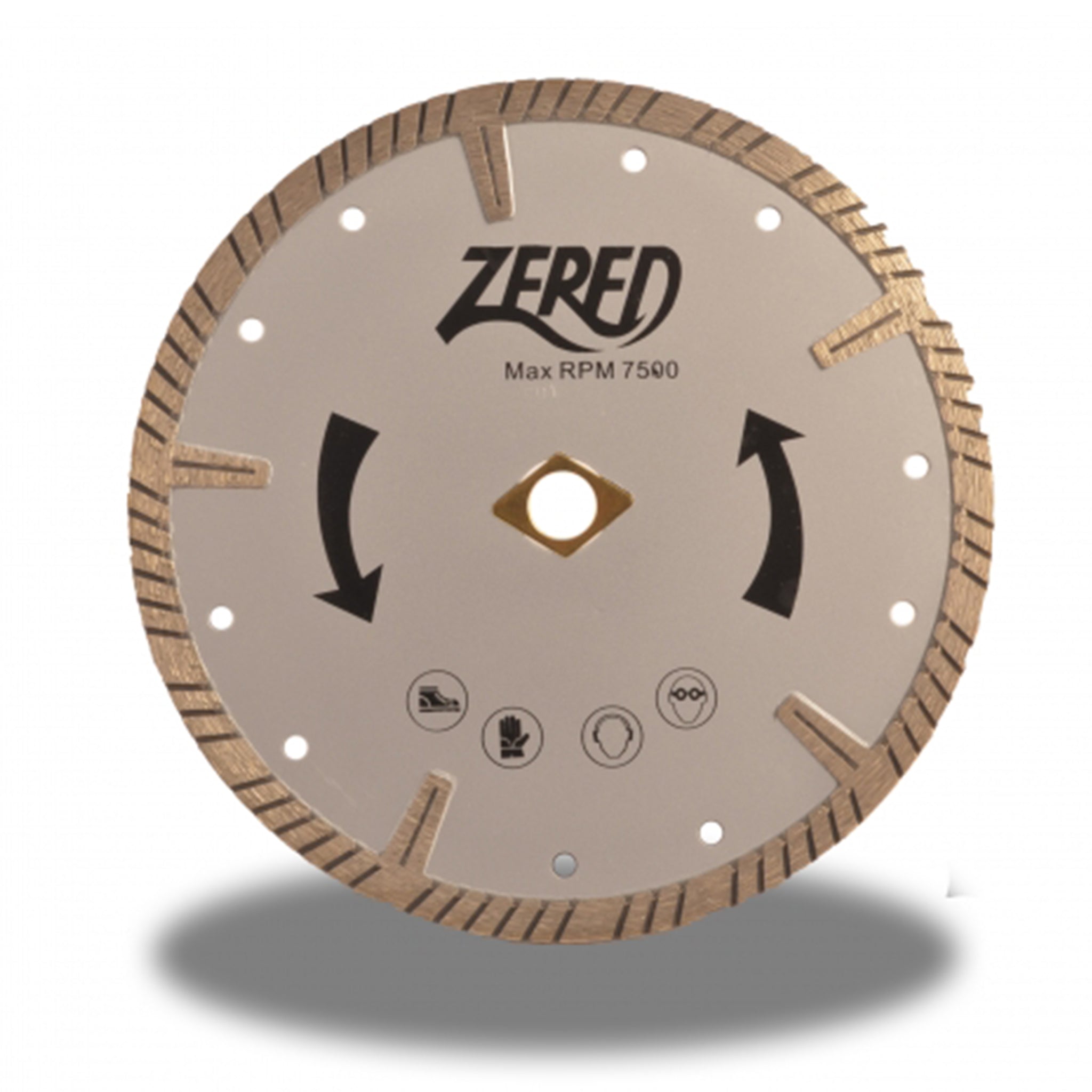 Zered G30 Granite and Concrete Diamond Deep Turbo Blade for Granite and Concrete / Angle Grinder use
