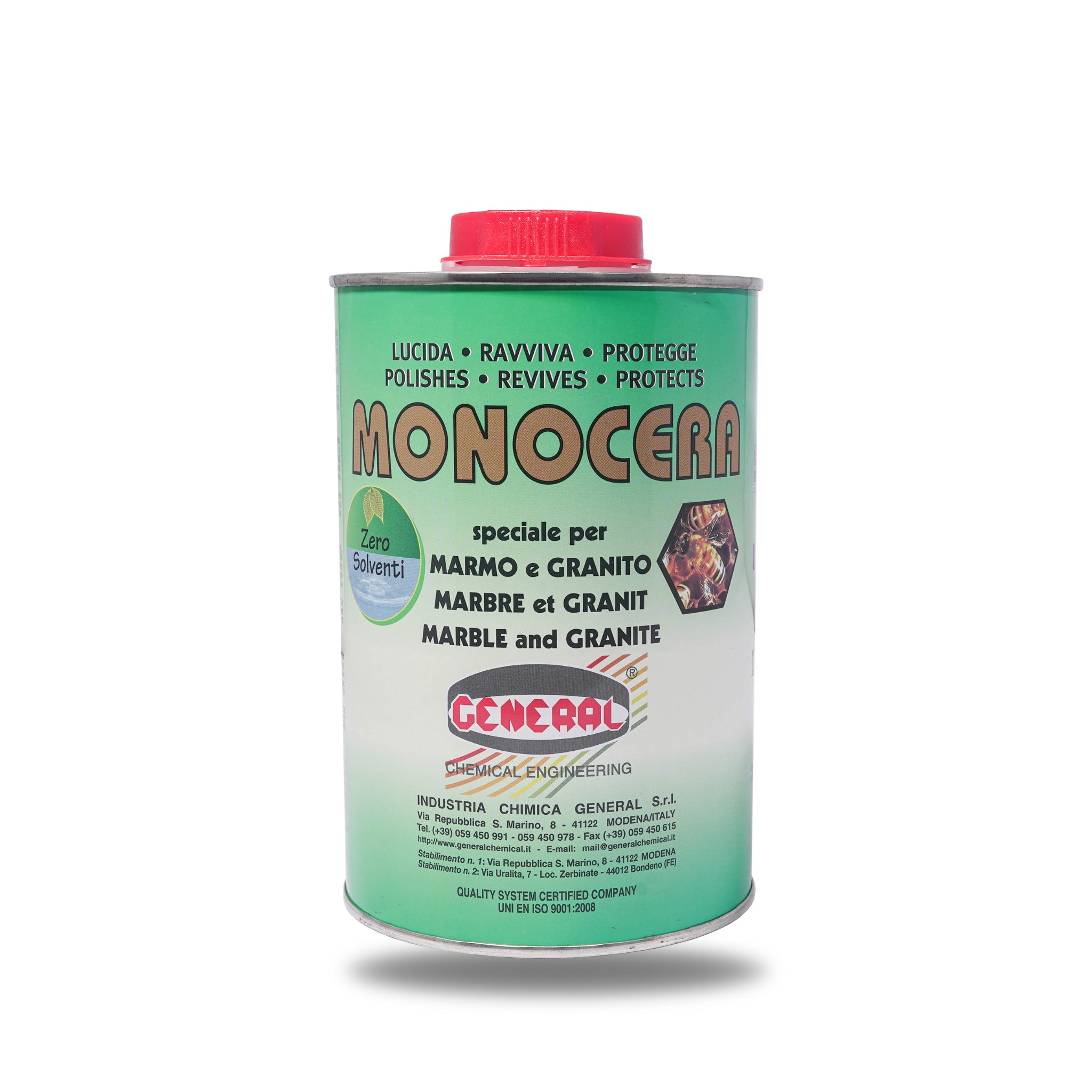 General MonoCera Paste Wax Black/White for Marble and Granite Stone