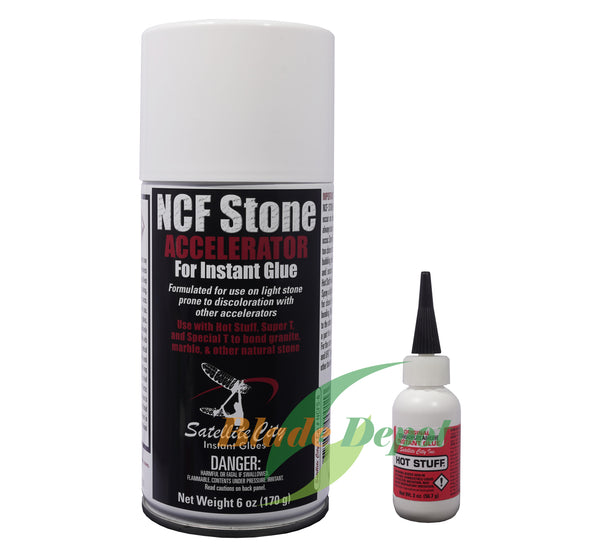 NCF Stone aerosol accelerator for CA glue, 6oz, NCFS-6