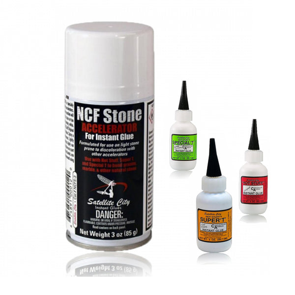 NCF Stone aerosol accelerator for CA glue, 6oz, NCFS-6