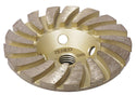 Zered GOLD Diamond Grinding Turbo Cup Wheel for Granite, Quartz and Hard Stone